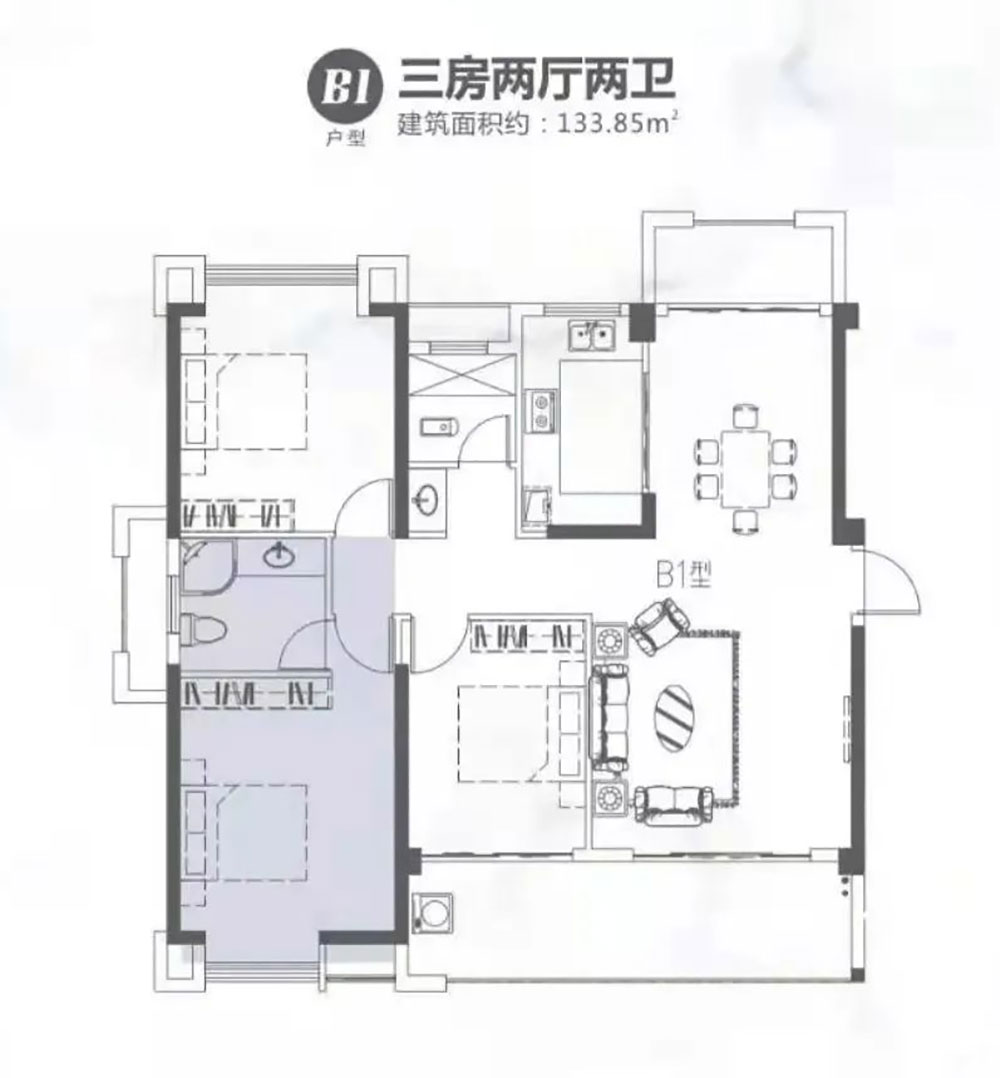 B1户型